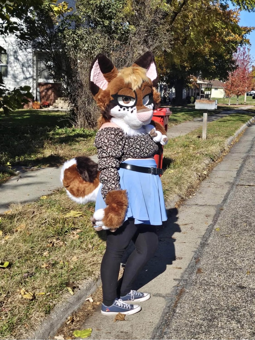 Brown Husky Mini Partial Fursuit